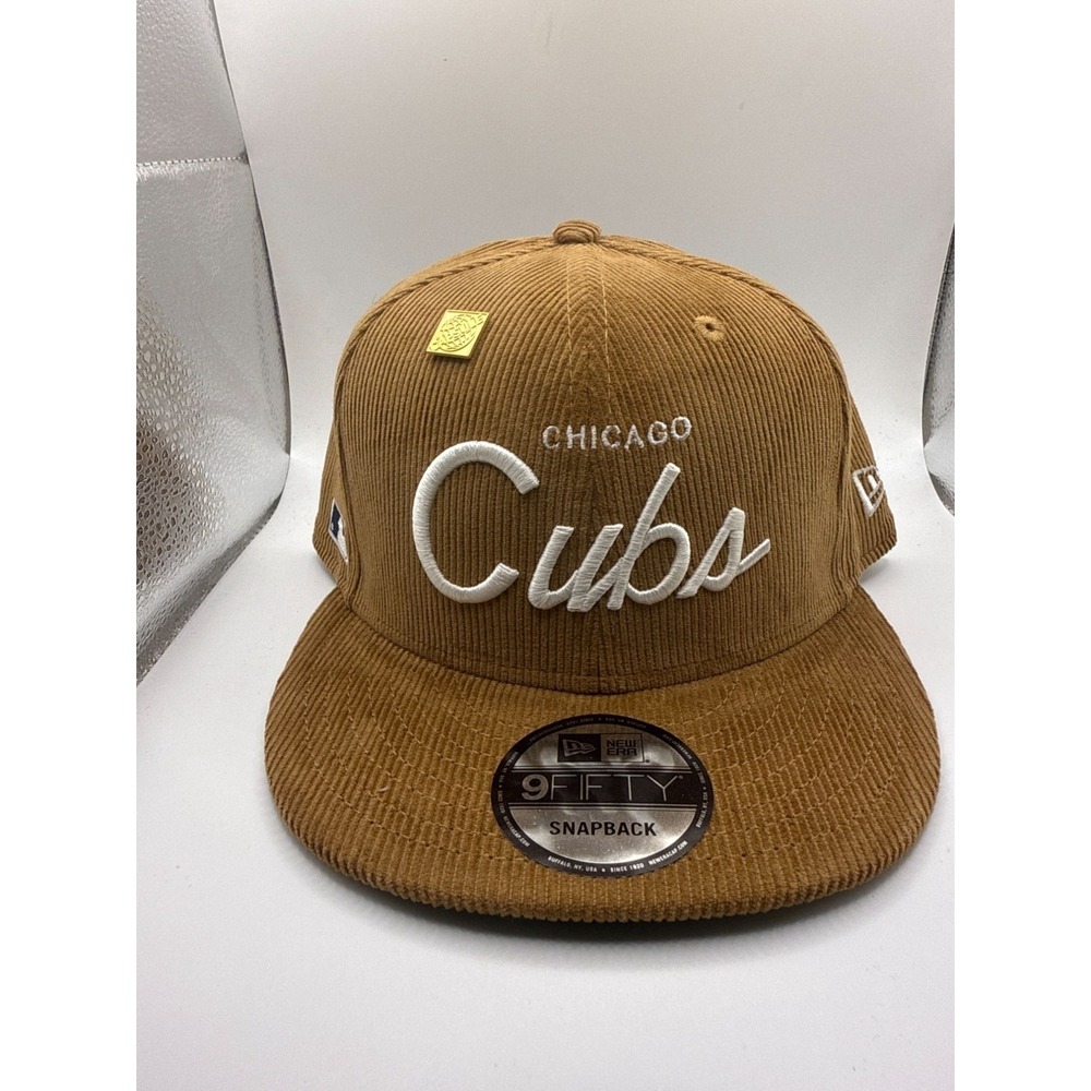 New‎ Era 9Fifty Chicago Cubs Brown Snapback Corduroy Hat